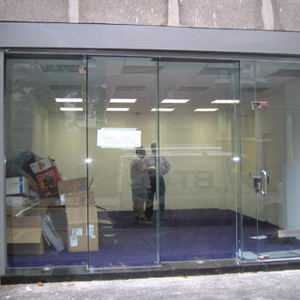 shop front door repair Woodland
